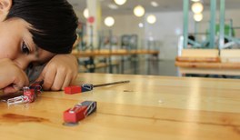 Experimente mit Magnetismus in Frankfurt