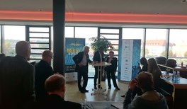 Diskussion bei den Highlights der Physik