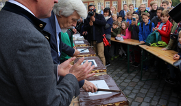 Anschneiden der Torte
