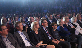 Zuschauer bei den Highlights der Physik