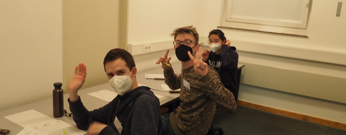 Während des Wettbewerbs