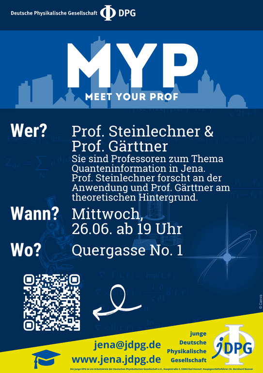 MYP mit Prof. Gärttner & Prof. Steinlechner MYP mit Prof. Gärttner & Prof. Steinlechner
