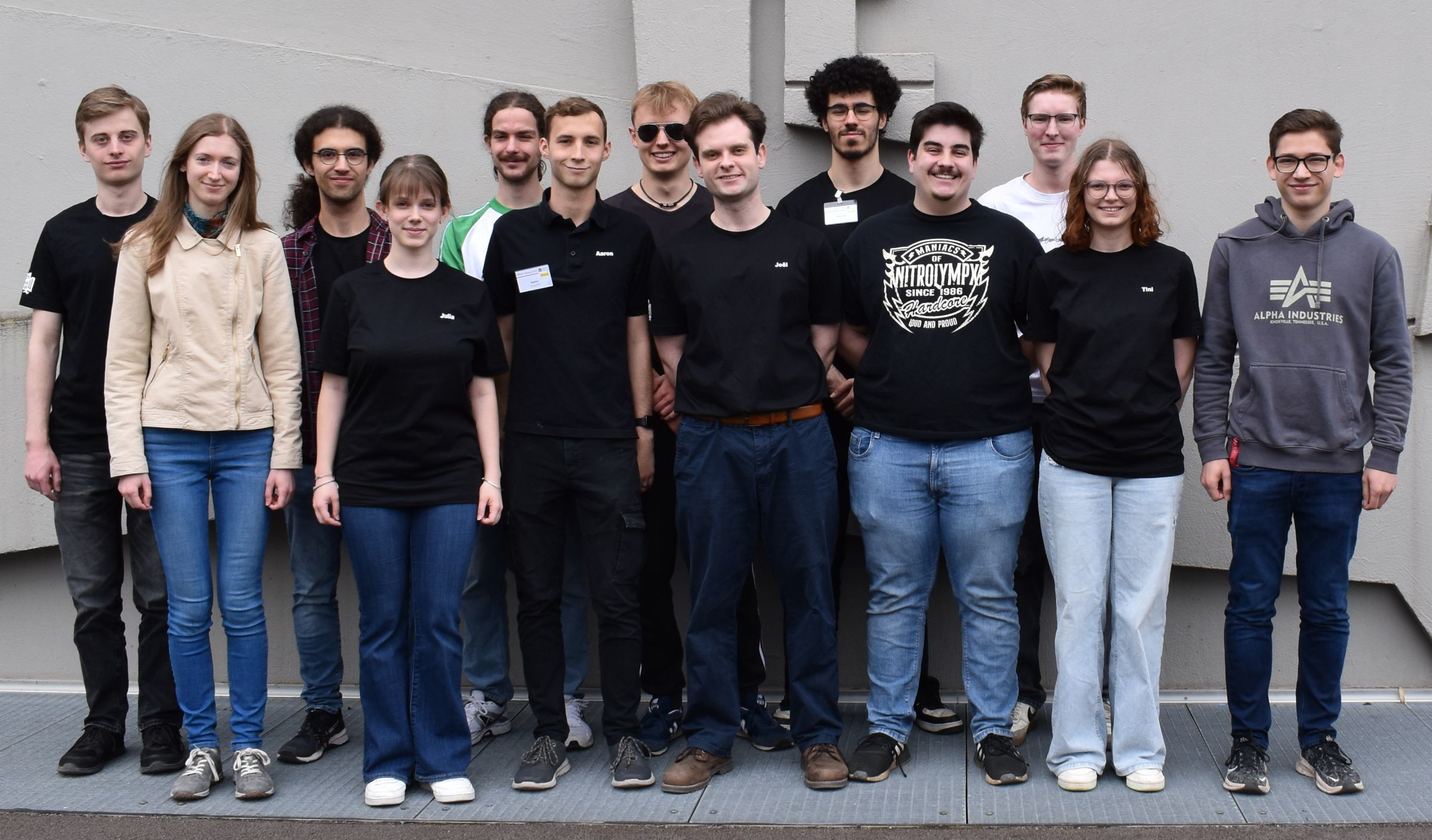 Group photo of the jDPG Regional Group Saarbrücken on the 24.05.2025