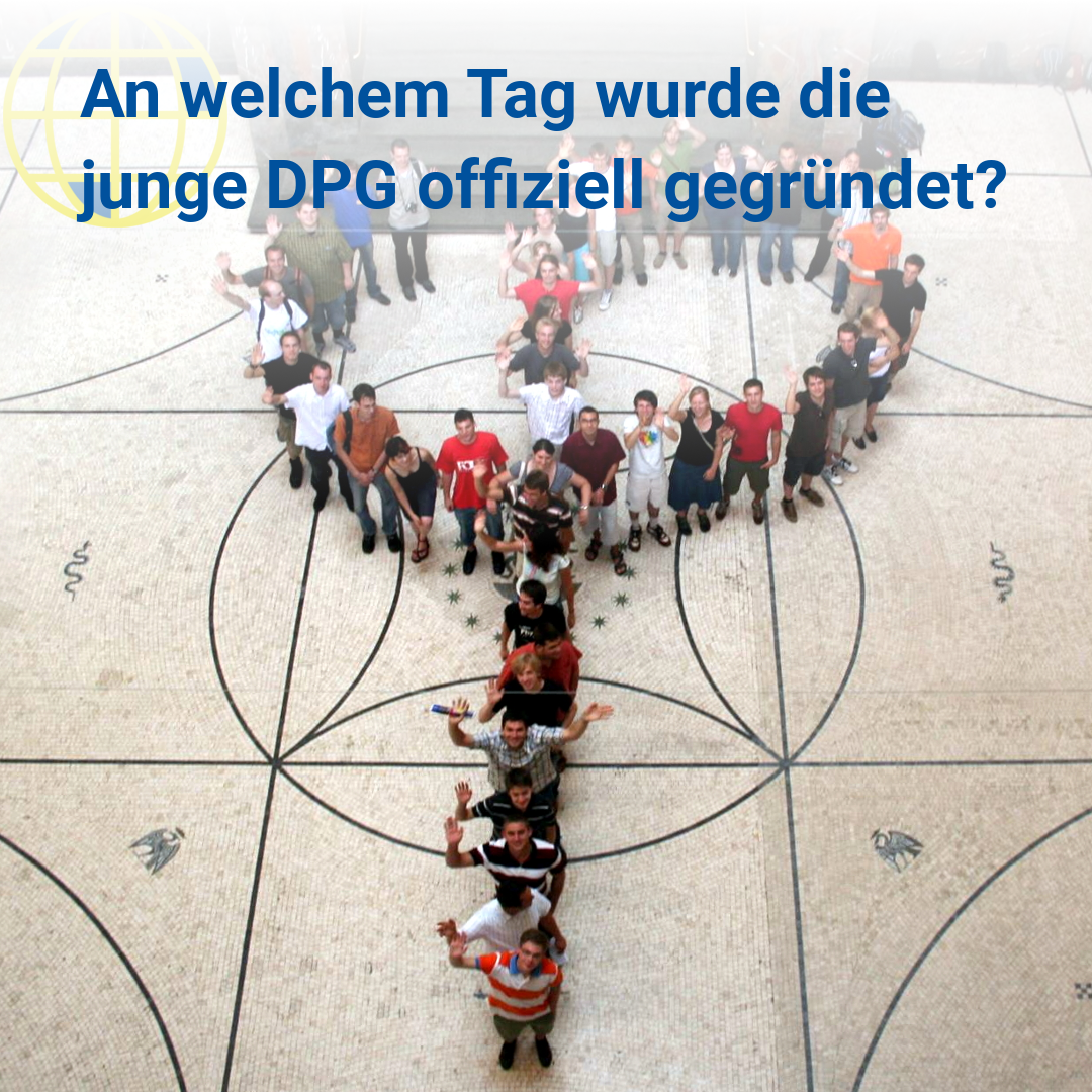 Die Sommerexkursion 2006 gilt als Geburtsstunde der jungen DPG, doch der DPG-Vorstandsrat schuf die entsprechende „Arbeitsgruppe junge DPG“ erst am 11. November 2006. © DPG / Novak, Heinrich 2008