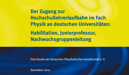 Juniorprof - quo vadis?