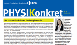 Netzausbau im Rahmen der Energiewende