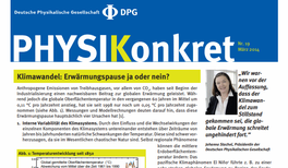 Klimawandel: Erwärmungspause ja oder nein?