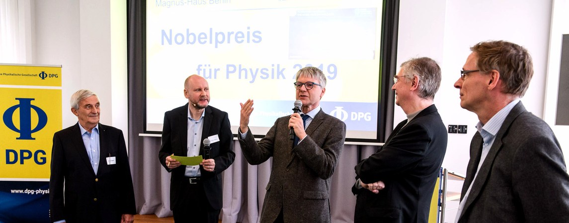Bekanntgabe des Nobelpreises für Physik 2019