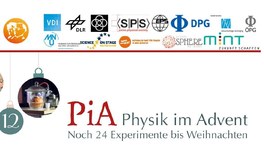 PiA - Physik im Advent: Jetzt anmelden und tolle Preise gewinnen!