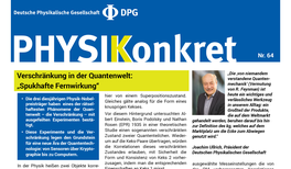 Verschränkung in der Quantenwelt: „Spukhafte Fernwirkung“