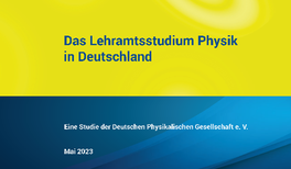 Das Lehramtsstudium Physik – Raus aus dem Nischendasein