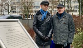 Gedenktafel zu Ehren von Alfred Byk