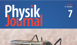 Physik Journal 7/2023