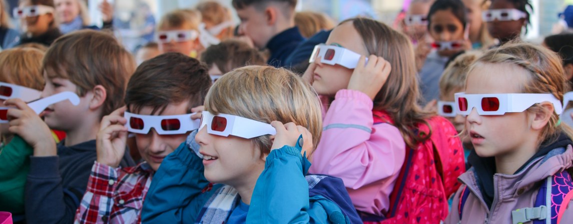 Staunende Kinderaugen