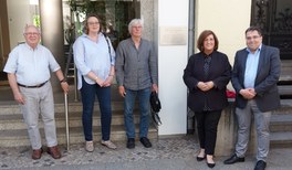 Einweihung der Gedenktafel für DPG-Mitglied Erich Lehmann